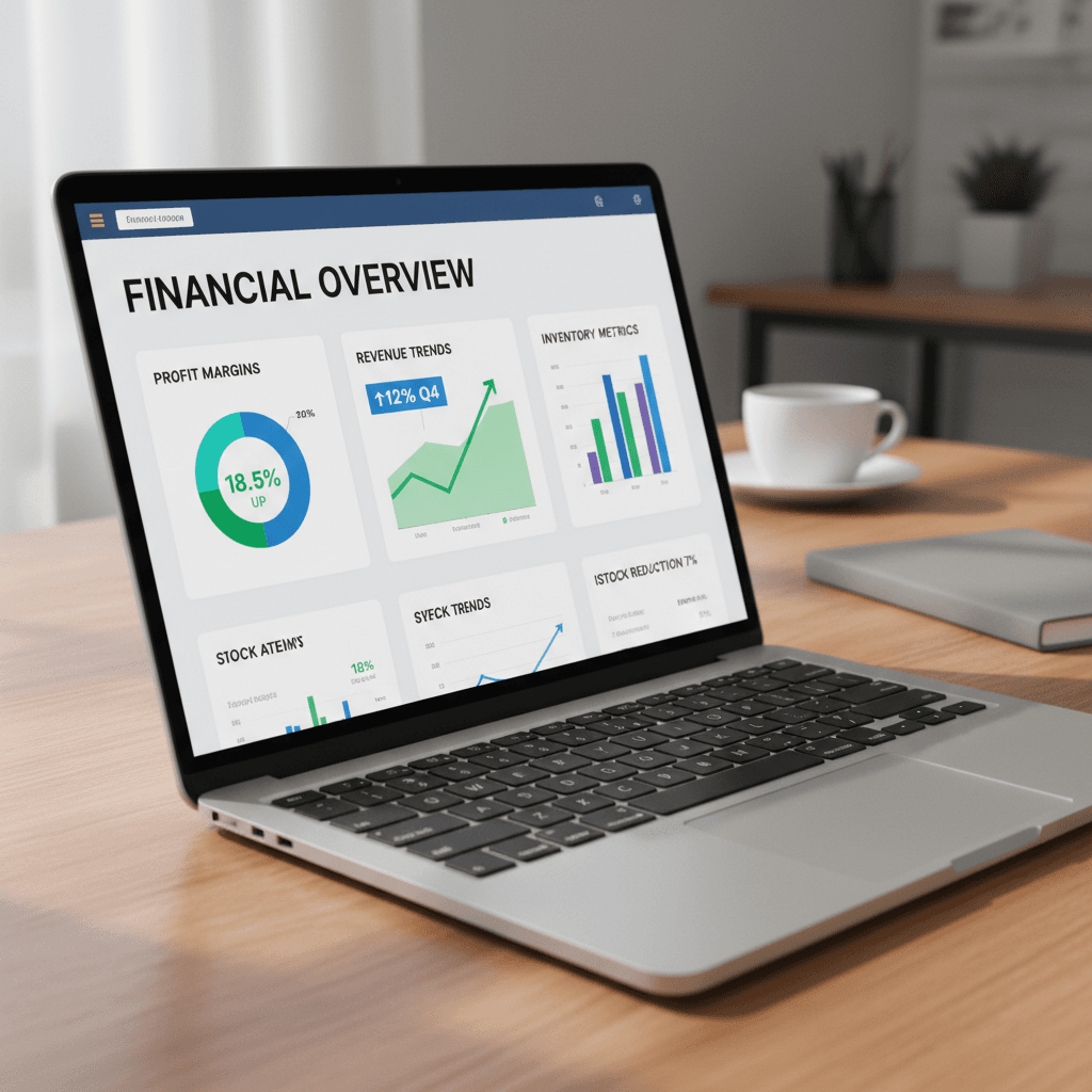 Cost savings reporting and financial analysis